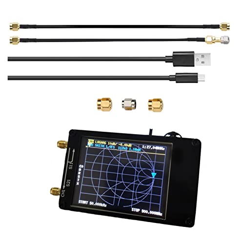Spectrum Analyzer, 2,8-Zoll-Vektor-Netzwerkanalysator VNano Vna. Unterstützung von 50 kHz ~ 900khz Antennenanalysator(White) von JOJIDE