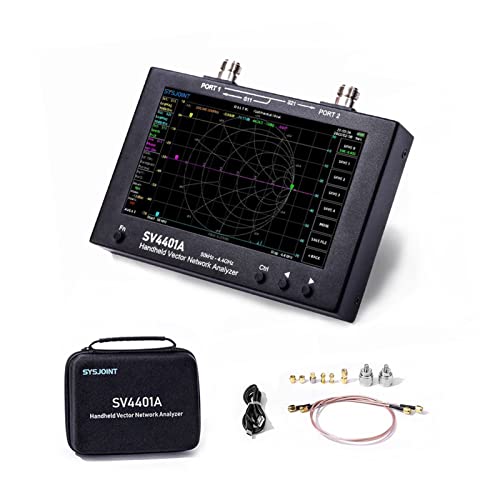 Spectrum Analyzer, Vektor-Netzwerkanalysator 50 kHz-4,4 GHz tragbar VNA Vektoranalysator MF lf HF VHF UHF Frequenz mit 7 Zoll berührbarem Bildschirm Spectrum Analyzer, Vektor-Netzwerkanalysator 50 kHz-4,4 GHz tragbar VNA Vektoranalysator MF lf HF VHF UHF Frequenz mit 7 Zoll berührbarem Bildschirm von JOJIDE