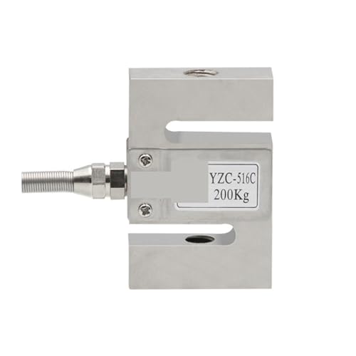 Wägezelle, S-Typ-Wiegesensor 50 kg, 100 kg, 300 kg, 500 kg Zugdrucksensor Gewichtssensor Wägezelle, für tragbare elektronische Küchenwaage für Selberbauen(500KG) von JOJIDE