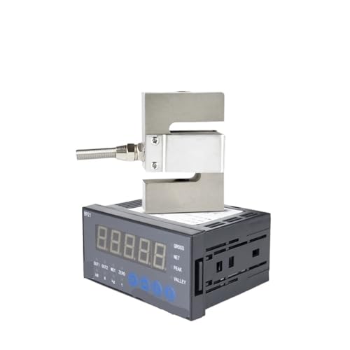 Wägezelle, Wägezelle + Wägezellenanzeige Anzeige S Typ Wägezelle Wiegesensor 100g 200kg 300kg 500kg 1000kg 2000kg Gewichtssensor, für tragbare elektronische Küchenwaage für Selberbauen(5T) von JOJIDE