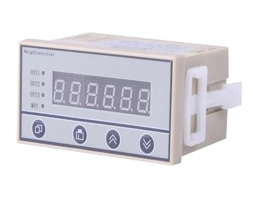 Wägezelle, Wägezellenanzeige Gewichtssensor Hochpräziser Wägeregler Gewichtsanzeige 6-stellige LED-Anzeige 2-poliger Stecker, für tragbare elektronische Küchenwaage für Selberbauen Wägezelle, Wägezellenanzeige Gewichtssensor Hochpräziser Wägeregler Gewichtsanzeige 6-stellige LED-Anzeige 2-poliger Stecker, für tragbare elektronische Küchenwaage für Selberbauen von JOJIDE