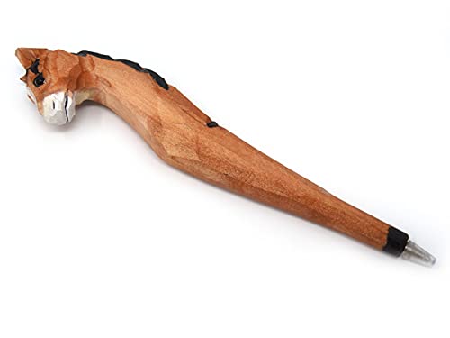 JOJO Holzkugelschreiber - Pferd mit dunkler Mähne, ca. 20cm von JOJO