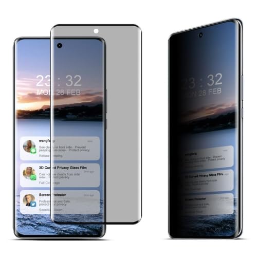 JOJOMALL BYHCX DSFYAJS for Honor X50 GT 5G 3D Curved HD Vollbild Anti-Spionage-Schutzfolie aus gehärtetem Glas(Color5) von JOJOMALL
