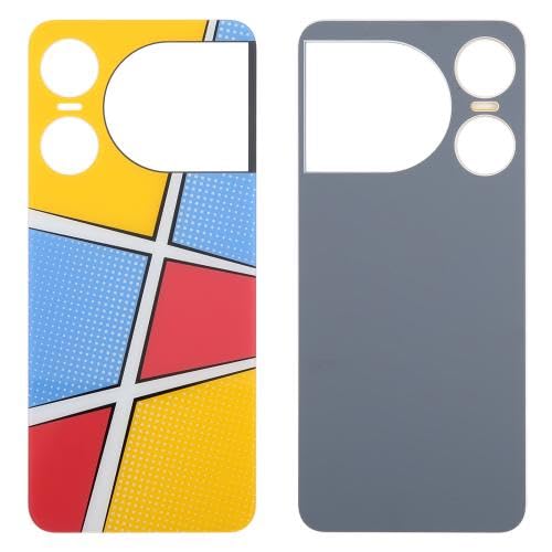 JOJOMALL HKTRYJ DSZQKS for Z-TE Nubia Music2 Glas Batterie Zurück Abdeckung mit Klebstoff(Gelb) von JOJOMALL