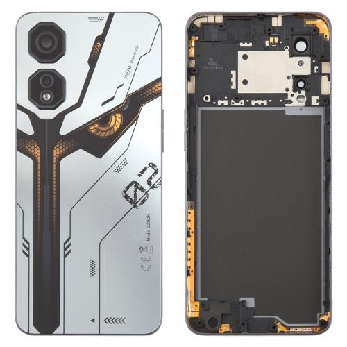 JOJOMALL HKTRYJ YXLGNDD for Nubia Neo2 Z2352N Plastic Battery Back Cover with Camera Lens Cover(Silver) von JOJOMALL