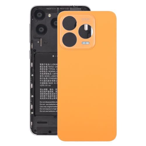 JOJOMALL HWEDZ DSZQKS Akkudeckel für Z-TE Blade V70, Leder, mit Klebstoff, Orange von JOJOMALL