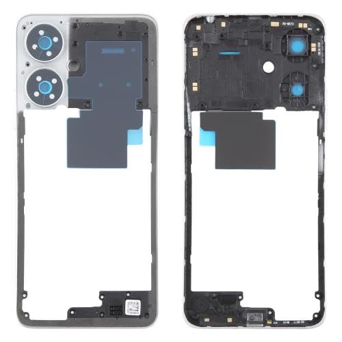 JOJOMALL HWEDZ DSZQKS Mittelrahmenblende für Redmi13C 5G, silberfarben von JOJOMALL