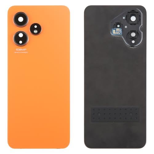 JOJOMALL HWEDZ DSZQKS Rückabdeckung für Boost Celero 5G 2024, Glas (Orange) von JOJOMALL