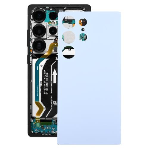 JOJOMALL HWEDZ RNRSTH Akkudeckel für Galaxy S25 Ultra SM-S9386 (Glacier Blue) von JOJOMALL