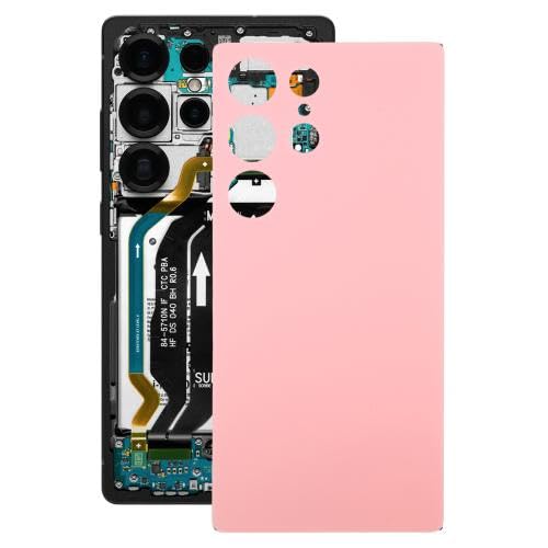 JOJOMALL HWEDZ RNRSTH Akkudeckel für Galaxy S25 Ultra SM-S9386 (Original) Rot von JOJOMALL