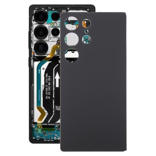 JOJOMALL HWEDZ RNRSTH Akkudeckel für Galaxy S25 Ultra SM-S9386 (schwarz) von JOJOMALL