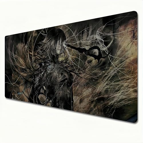 JOJOMALL Signalis Mauspad, XXL, grau, großes Gaming-Mauspad, 900 x 400 cm, geeignet für Tastatur-Pads und Schreibtischunterlagen für das Heimbüro, Größe XL JOJOMALL Signalis Mauspad, XXL, grau, großes Gaming-Mauspad, 900 x 400 cm, geeignet für Tastatur-Pads und Schreibtischunterlagen für das Heimbüro, Größe XL von JOJOMALL