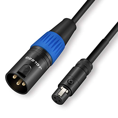 JOLGOO XLR Stecker zu Mini XLR Buchse Kopfhörer Audiokabel, 3-polig, 1m JOLGOO XLR Stecker zu Mini XLR Buchse Kopfhörer Audiokabel, 3-polig, 1m von JOLGOO