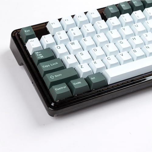 JOLINTAL 173 Tasten Botanical KeyCaps, PBT Keycaps Set Grün, Double Shot Cherry Profil Keycaps 60 Percent für 64/68/84/87/98/104 Tastaturkappen Grün Cherry MX Switches Mechanische Tastatur von JOLINTAL