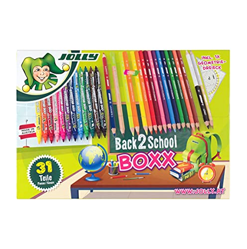 JOLLY Back to School Box, Schulstarterset mit 31 Teilen von JOLLY