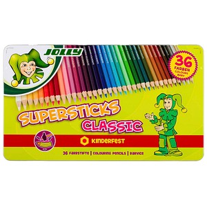 JOLLY SUPERSTICKS CLASSIC KINDERFEST Buntstifte farbsortiert, 36 St. JOLLY SUPERSTICKS CLASSIC KINDERFEST Buntstifte farbsortiert, 36 St. von JOLLY