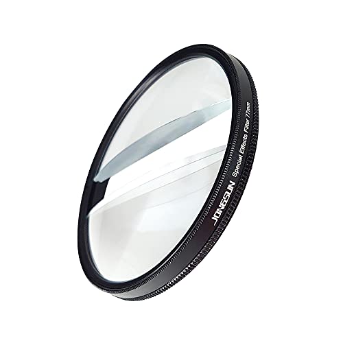 JONGSUN Doppelmondprisma Spezialeffektfilter 77mm FX Glass Glare Widescreen Film Anamorphotische DSLR Video Fotografie Kamera Zubehör(Double Moon) von JONGSUN