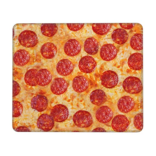 JONGYA 3D Pizza Pepperoni Multi-Code Gaming-Mauspad mit Gummirand, erweitertes Mauspad für Büro, Zuhause und Gaming, schnelle Verfolgung und langlebig, Vorteilspack-Mauspad von JONGYA