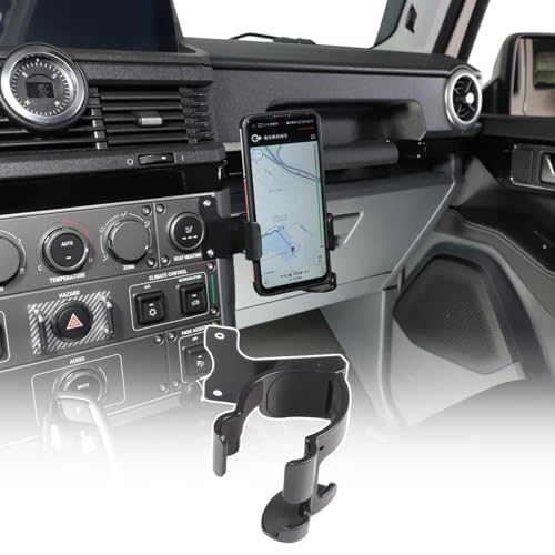 JONKOKO Handyhalterung aus Aluminiumlegierung, kompatibel mit Ineos Grenadier 2020–2024, KFZ-Handyhalterung, GPS-Navigations-Halterung, Autozubehör von JONKOKO