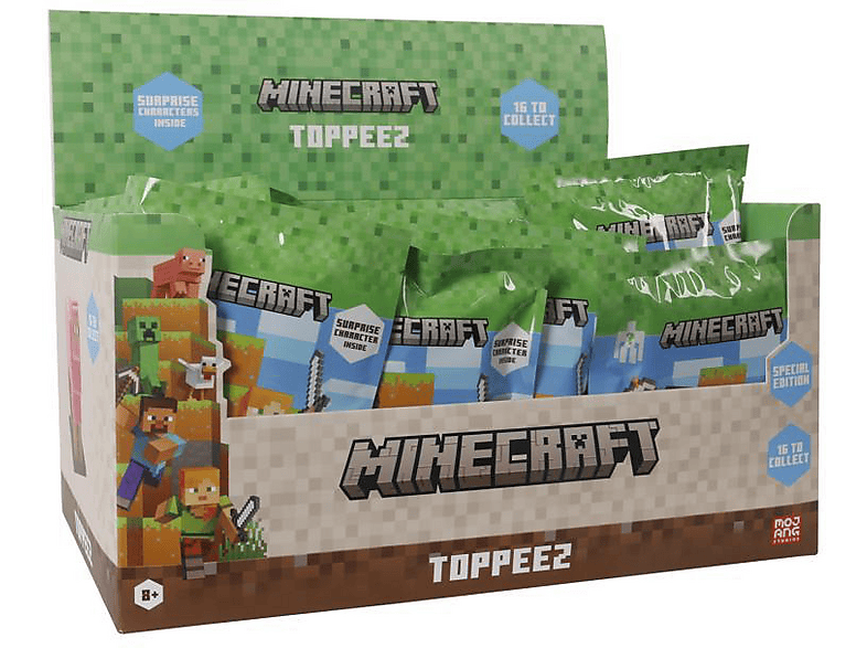 JOOJEE Minecraft Special Edition 3D Topper in Blind Pack, 6 cm (Einzelartikel) Vinyl Figur von JOOJEE