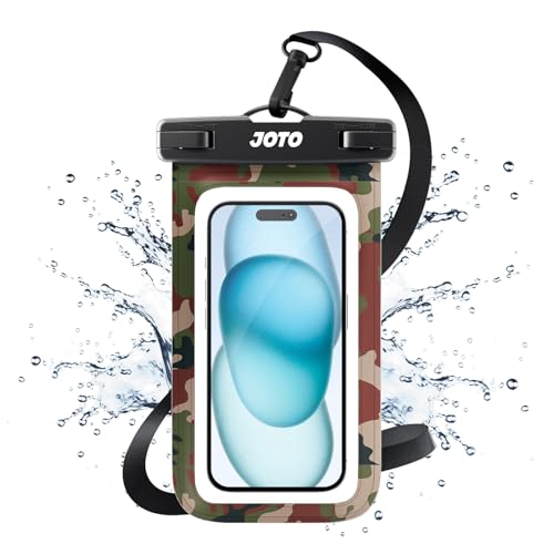 JOTO Wasserdicht Handyhülle,Unterwasser Hülle Waterproof Phone Case Wasserfest Handytasche für Handy bis 6.9" iPhone 14 13 12 11 Pro Max/Galaxy S22 S21 A13 A53 und Weiteren Smartphones -Camo Grün JOTO Wasserdicht Handyhülle,Unterwasser Hülle Waterproof Phone Case Wasserfest Handytasche für Handy bis 6.9" iPhone 14 13 12 11 Pro Max/Galaxy S22 S21 A13 A53 und Weiteren Smartphones -Camo Grün von JOTO