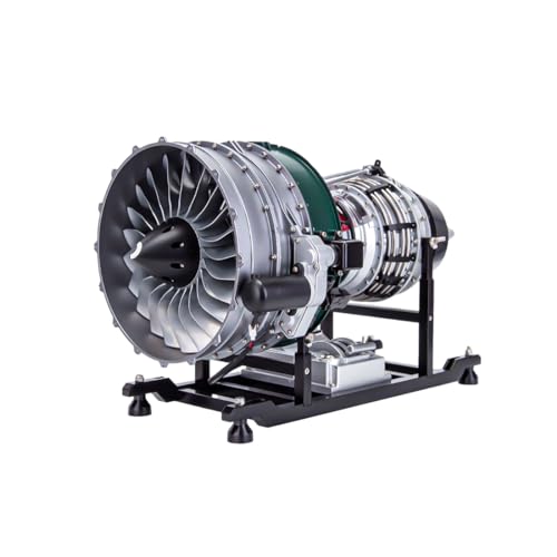 JOTPOR 1/10 mechanischer Doppelrotor, axiales Turbofan-Motormodell für 16+, DIY-Metall-Bausatz mit beweglichen Teilen (Kit-Version/1000 + Stück) von JOTPOR