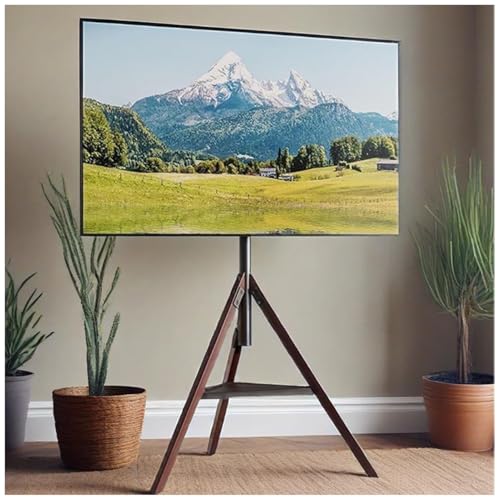 Bodenstehender TV-Halterung, TV -Standstativständer Für 32-75 Zoll Flache/gekrümmte Fernsehbildschirme, Bodenfernsehständer Mit Regal, Einstellbarer Höhe Bodenstehender TV-Halterung, TV -Standstativständer Für 32-75 Zoll Flache/gekrümmte Fernsehbildschirme, Bodenfernsehständer Mit Regal, Einstellbarer Höhe von JOUFNING