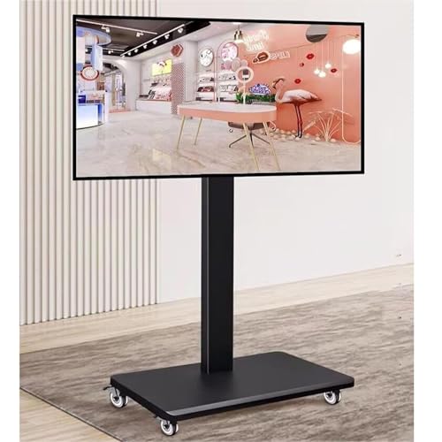 Bodenstehender TV-Halterung - Tragbare, Robuste TV-Standhalterung Für Den Boden, Für 32-65-Zoll-LED-Flachbildschirme, Rollender TV-Wagen, Bis Zu 100 Kg Bodenstehender TV-Halterung - Tragbare, Robuste TV-Standhalterung Für Den Boden, Für 32-65-Zoll-LED-Flachbildschirme, Rollender TV-Wagen, Bis Zu 100 Kg von JOUFNING