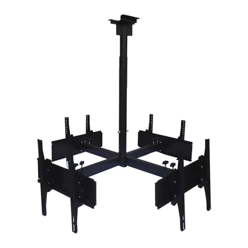 Decken-TV-Halterung 4-seitig, Verstellbar Neigbar Und Schwenkbar, 360 Grad Drehbarer Rahmen, Für 32-65-Zoll-Fernseher, Unterstützt 4 Bildschirme Decken-TV-Halterung 4-seitig, Verstellbar Neigbar Und Schwenkbar, 360 Grad Drehbarer Rahmen, Für 32-65-Zoll-Fernseher, Unterstützt 4 Bildschirme von JOUFNING