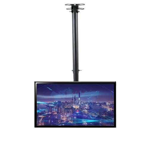 Deckenhalter TV-Halterung - Verstellbare TV-Wandhalterung, 15° Neig- Und Schwenkbarer Teleskop-Drehrahmen, Für 14-32 Zoll LCD-Flachbildfernseher(2m) von JOUFNING
