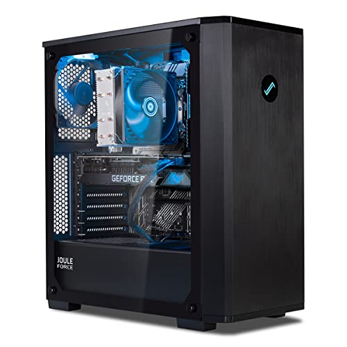 JOULE PERFORMANCE Force Gaming PC Nuke RTX3060 II5, Computer mit 500 GB SSD, GeForce RTX 3060 12GB, Arctic Cooling Freezer 34, schwarz 3060 Grafikkarte von JOULE PERFORMANCE