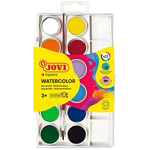 JOVI Wasserfarbkasten 12 Farben von JOVI