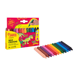 JOVI Wax Crayons Jumbo Wachsmalstifte farbsortiert, 12 St. JOVI Wax Crayons Jumbo Wachsmalstifte farbsortiert, 12 St. von JOVI
