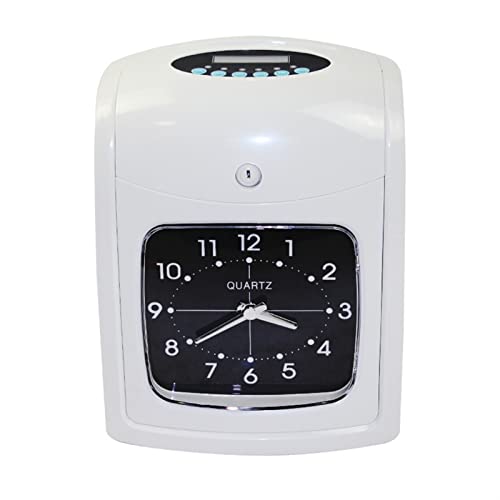 Zeituhren für Mitarbeiter kleiner Unternehmen, TIME Uhr for Mitarbeiter K-8 Time Time Time Machine English Time Card Time Anwesenheitsmaschine Papierkarte Anmeldeuhr für Büros, Fabriken, Hotels, Schul von JOXLOVER
