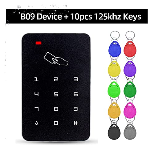 Zeituhren für Mitarbeiter kleiner Unternehmen, Zugangskontrolle Standalone-Controller-Tastatur Tastatursystem Wasserdichte Regenschutzabdeckung Outdoor Door Lock Opener Kartenleser für Büros, Fabriken von JOXLOVER