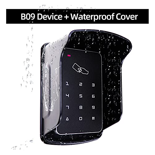 Zeituhren für Mitarbeiter kleiner Unternehmen, Zugangskontrolle Standalone-Controller-Tastatur Tastatursystem Wasserdichte Regenschutzabdeckung Outdoor Door Lock Opener Kartenleser für Büros, Fabriken von JOXLOVER