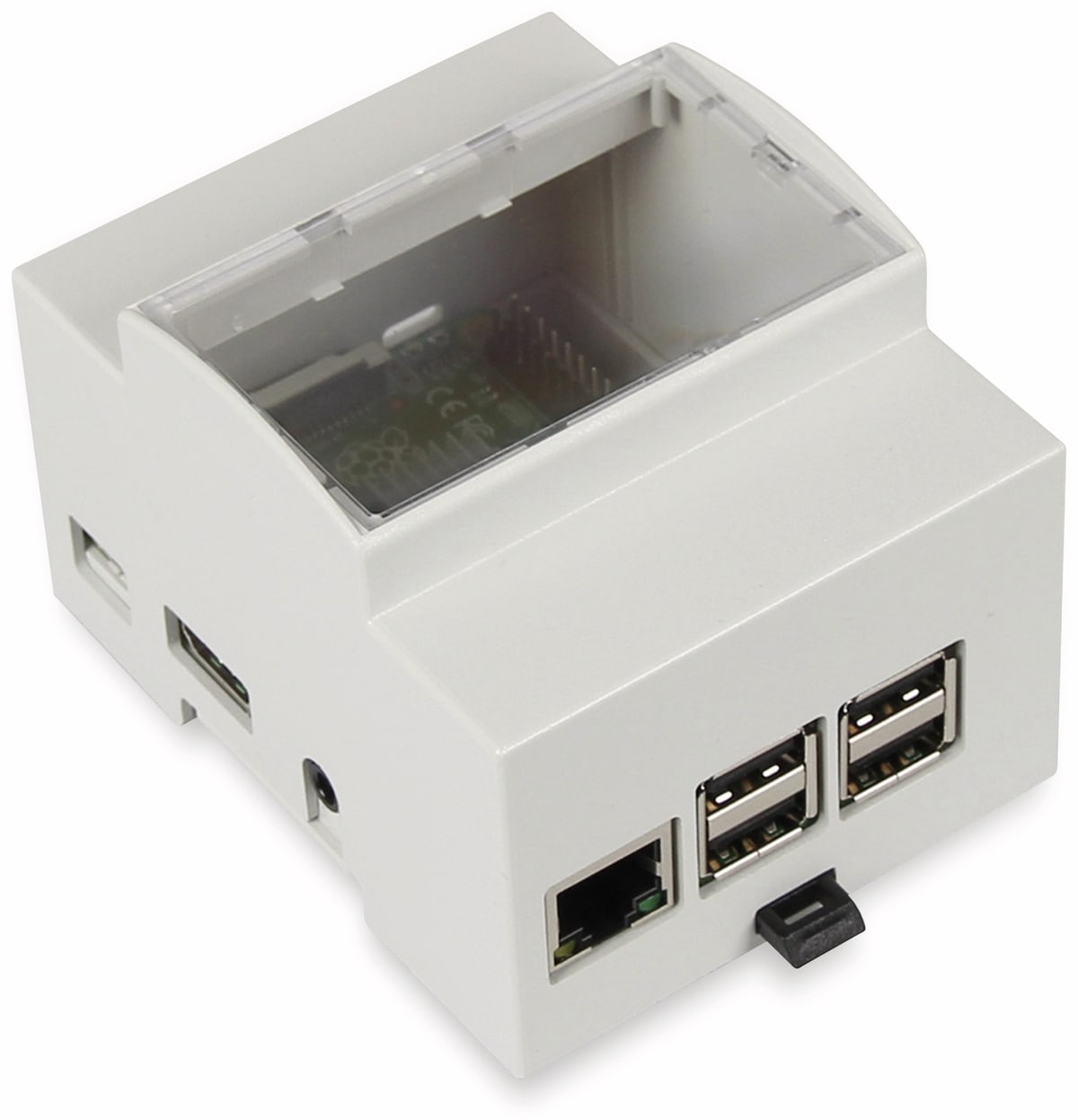 JOY-IT Hutschienen Gehäuse für Raspberry Pi Modell B+, 2B, 3 von JOY-IT