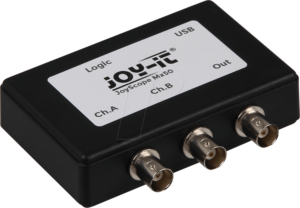 JOY-IT SCOPE M50 - USB-Oszilloskop Mega50, 48 MHz, 8-Bit, 2 Kanäle von JOY-IT