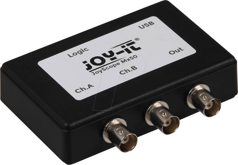 JOY-IT SCOPE M50 - USB-Oszilloskop Mega50, 48 MHz, 8-Bit, 2 Kanäle von JOY-IT
