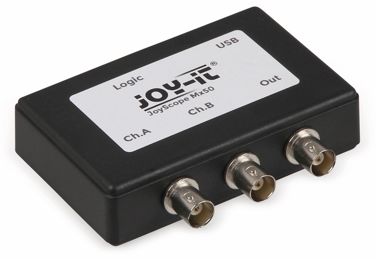 JOY-IT USB-Oszilloskop ScopeMega50, 2-Kanal, 48 MHz von JOY-IT