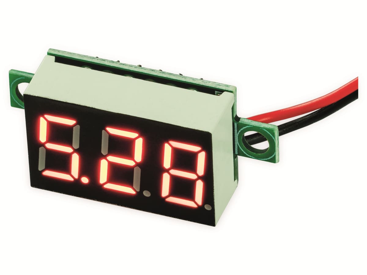 JOY-IT Voltmeter, COM-VM330, 3-ZIFFER-LED, 3-30 V DC, 0,1 % JOY-IT Voltmeter, COM-VM330, 3-ZIFFER-LED, 3-30 V DC, 0,1 % von JOY-IT