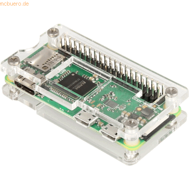 Joy-IT Raspberry Pi Zero W Maker Case durchsichtiges Acryl Gehäuse von JOY-IT