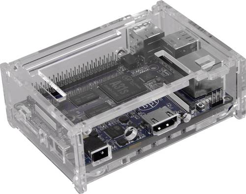 Joy-it BananaPIM2-Case1 SBC-Gehäuse Passend für (Entwicklungskits): Banana Pi Transparent von JOY-IT