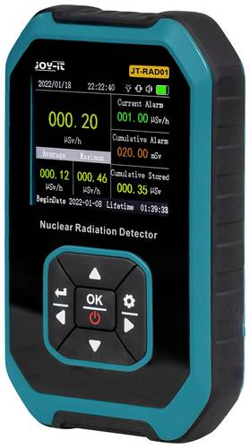 Joy-it JT-RAD01 Geigerzähler Strahlung: Beta, Gamma, Röntgen akustischer Warnton, optisches Signal von JOY-IT