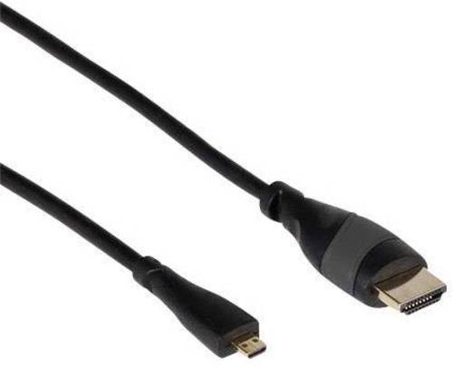 Joy-it K-1481 HDMI-Kabel Raspberry Pi [1x HDMI-Stecker - 1x HDMI-Stecker D Micro] 1.80m Schwarz von JOY-IT