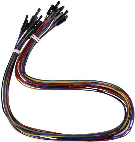 Joy-it RB-CB3-050 Jumper-Kabel Raspberry Pi, Banana Pi, Arduino [20x Drahtbrücken-Buchse - 20x Drah Joy-it RB-CB3-050 Jumper-Kabel Raspberry Pi, Banana Pi, Arduino [20x Drahtbrücken-Buchse - 20x Drah von JOY-IT