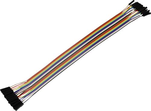 Joy-it RB-CB5-025 Jumper-Kabel Raspberry Pi, Banana Pi, Arduino [20x Drahtbrücken-Buchse - 20x Drah Joy-it RB-CB5-025 Jumper-Kabel Raspberry Pi, Banana Pi, Arduino [20x Drahtbrücken-Buchse - 20x Drah von JOY-IT