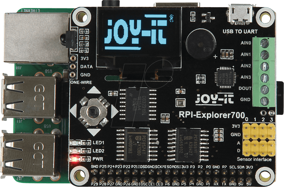 RASP EXPLORE 700 - Raspberry Pi Shield - Multifunktionsplatine Explore 700 von JOY-IT