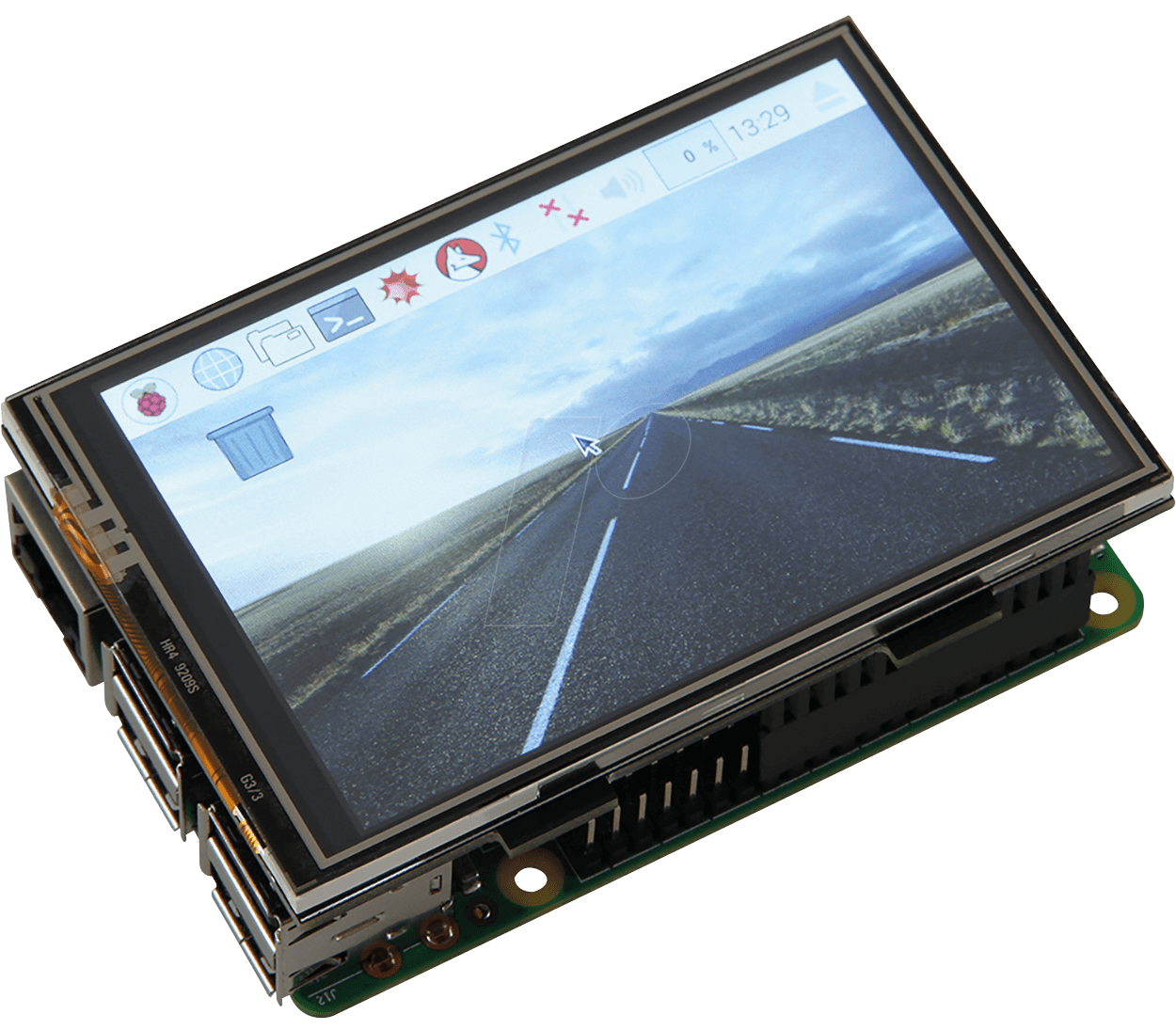 RASP PI 3.5TD - Raspberry Pi Shield - Display LCD-Touch, 3,5'', 480x320 Pixel, XP von JOY-IT