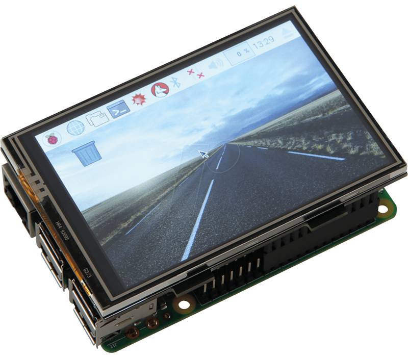 RASP PI 3.5TD - Raspberry Pi Shield - Display LCD-Touch, 3,5'', 480x320 Pixel, XP von JOY-IT